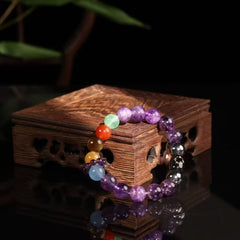 "Jiu Zi Li Huo" Rosary Bead