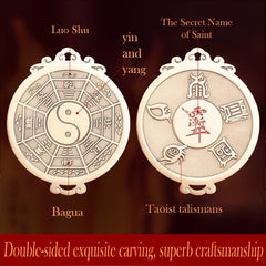 KyLin Taoism Pure brass Bagua mirror