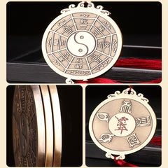 KyLin Taoism Pure brass Bagua mirror